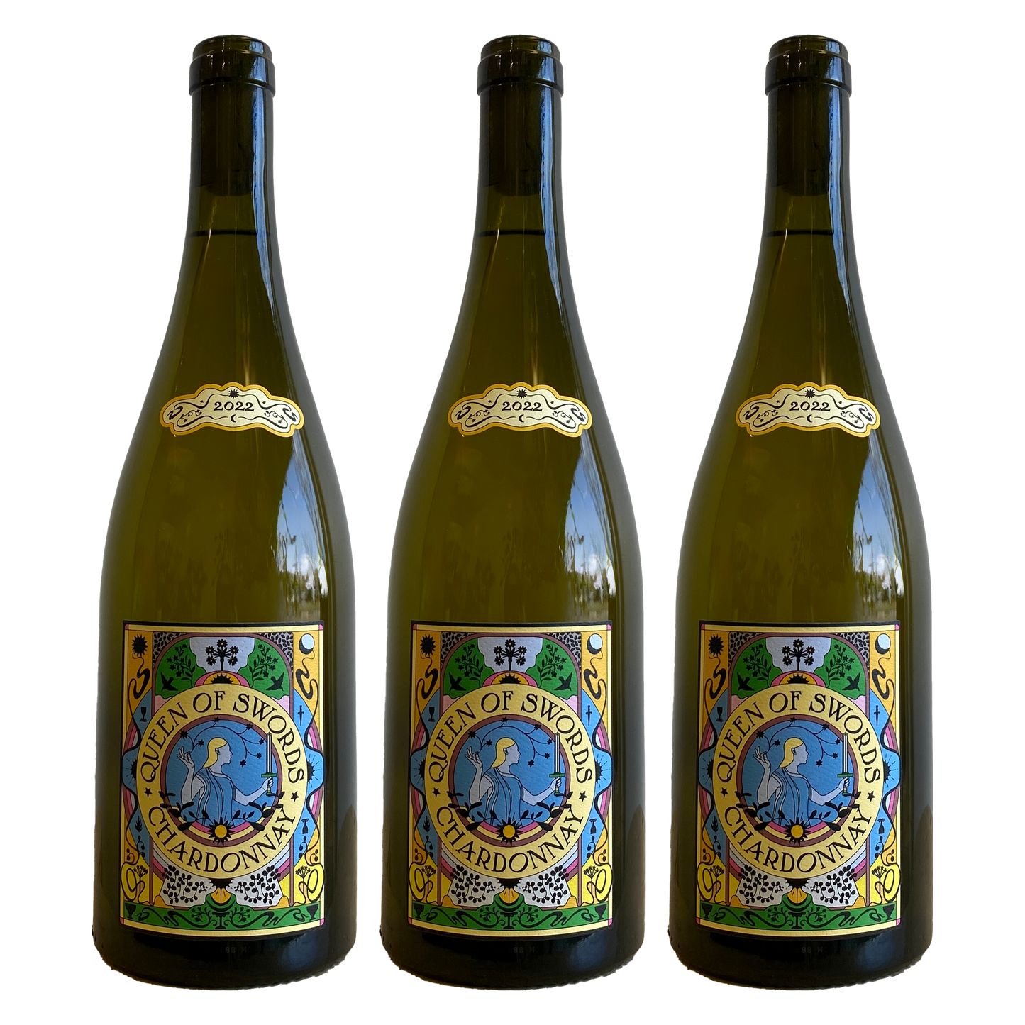 2022 Queen of Swords Chardonnay 3 Pack