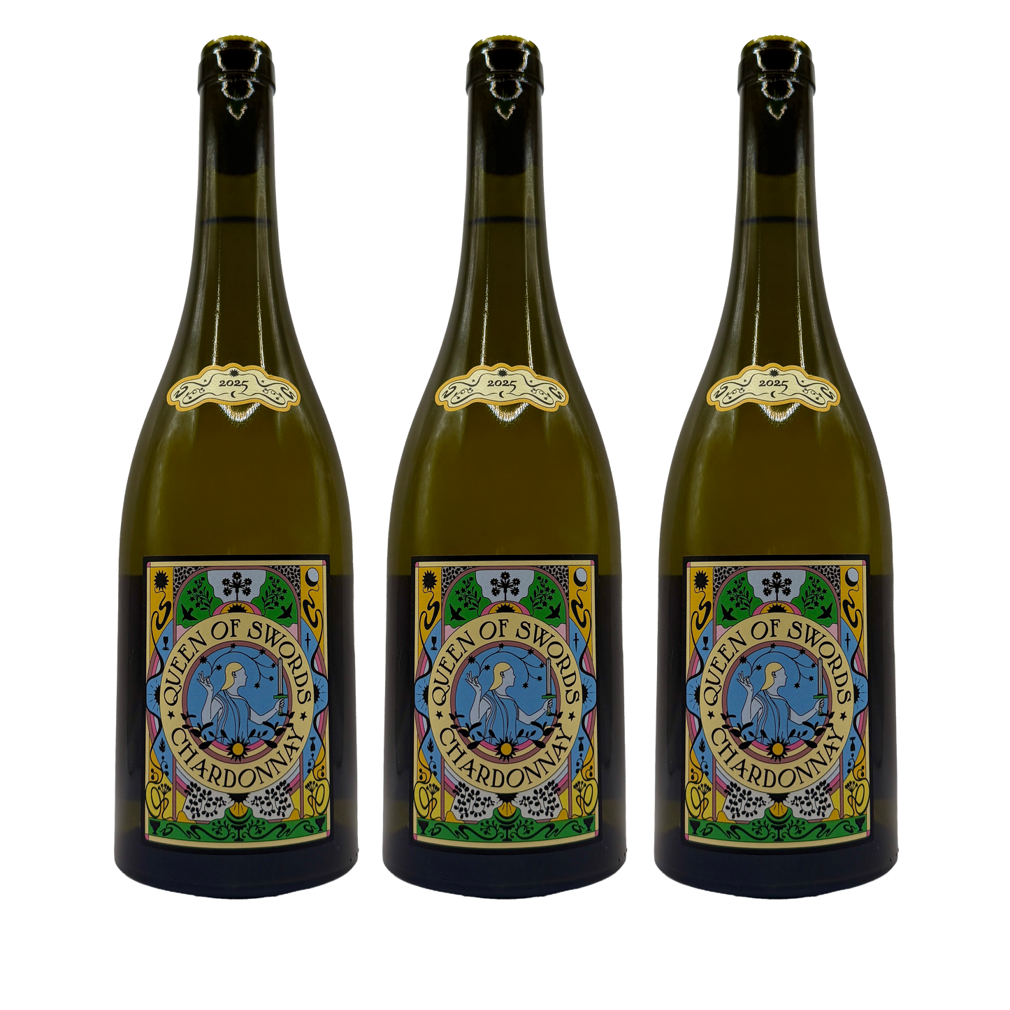 2025 Queen of Swords Chardonnay 3 Pack