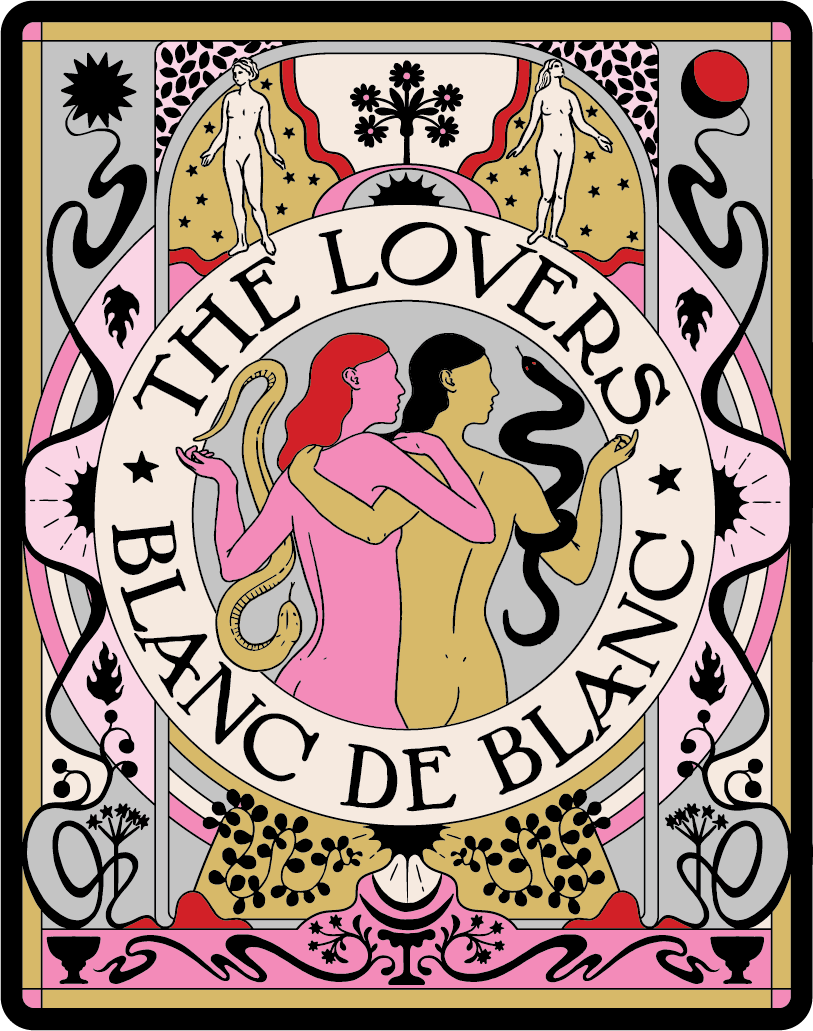 The Lovers Blanc de Blanc Print