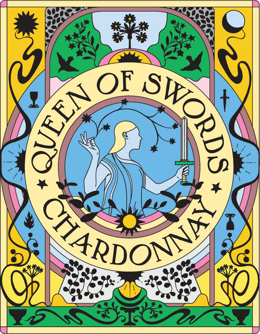 Queen of Swords Chardonnay Print