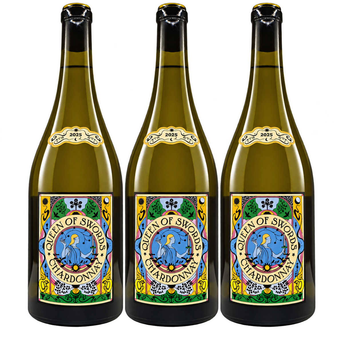 2025 Queen of Swords Chardonnay 3 Pack