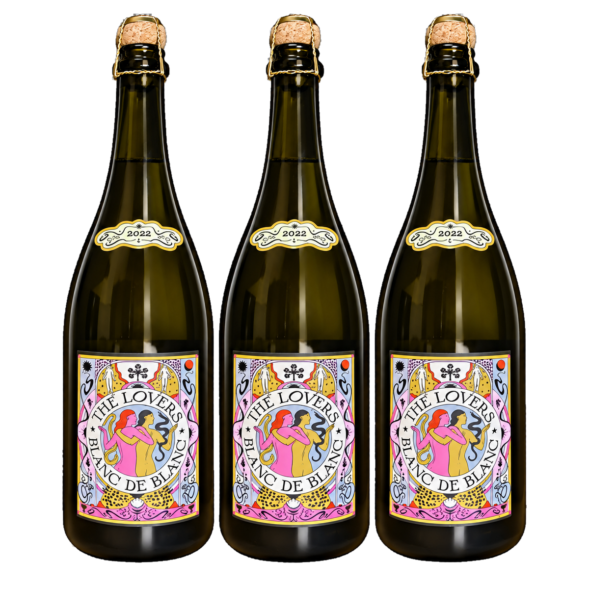 2022 The Lovers Méthode Traditionelle Blanc de Blanc 3 Pack